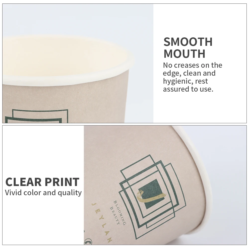 wholesale custom print logo disposable pe coated double wall paper coffee cups with plastic lids