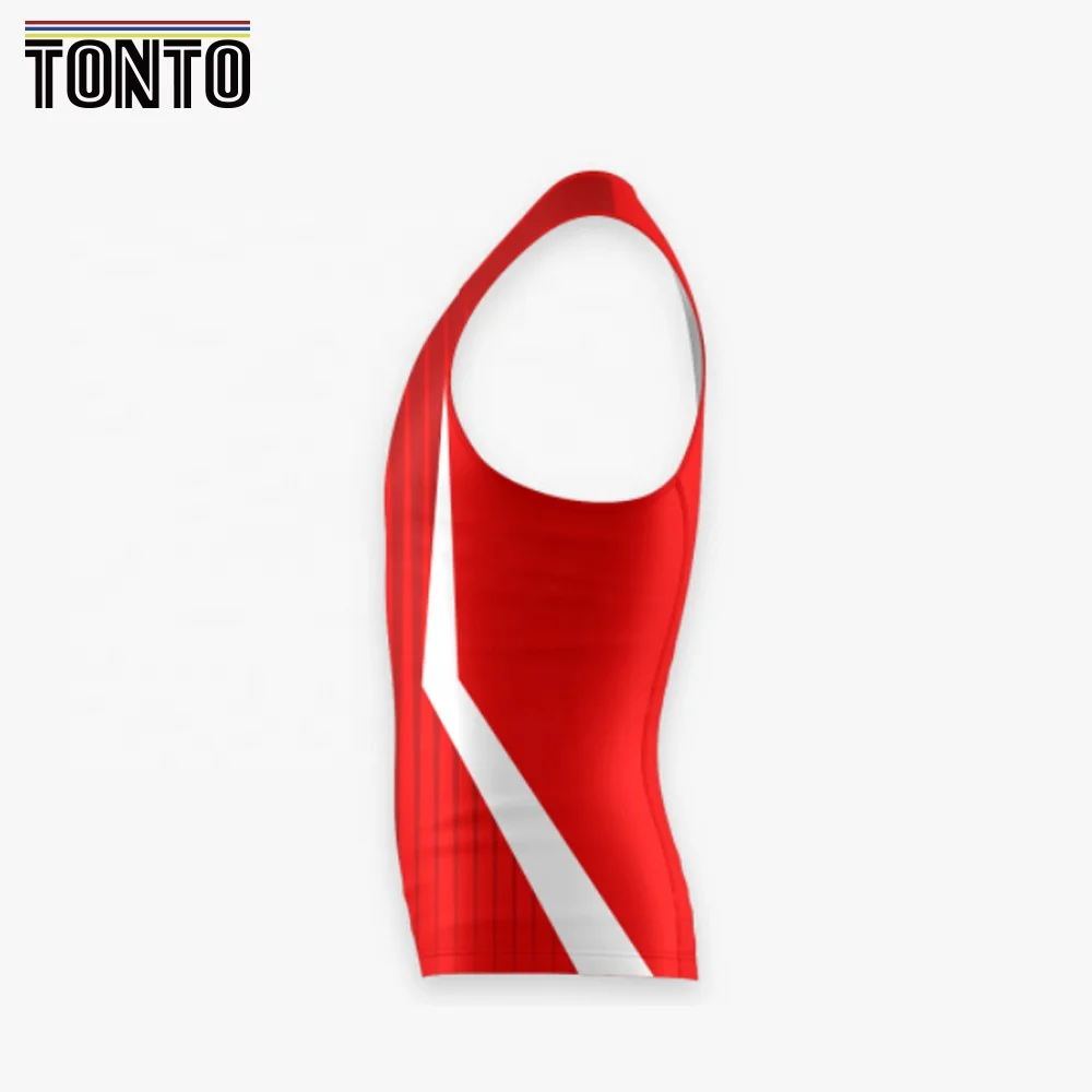 custom sublimation singlet boy children for men