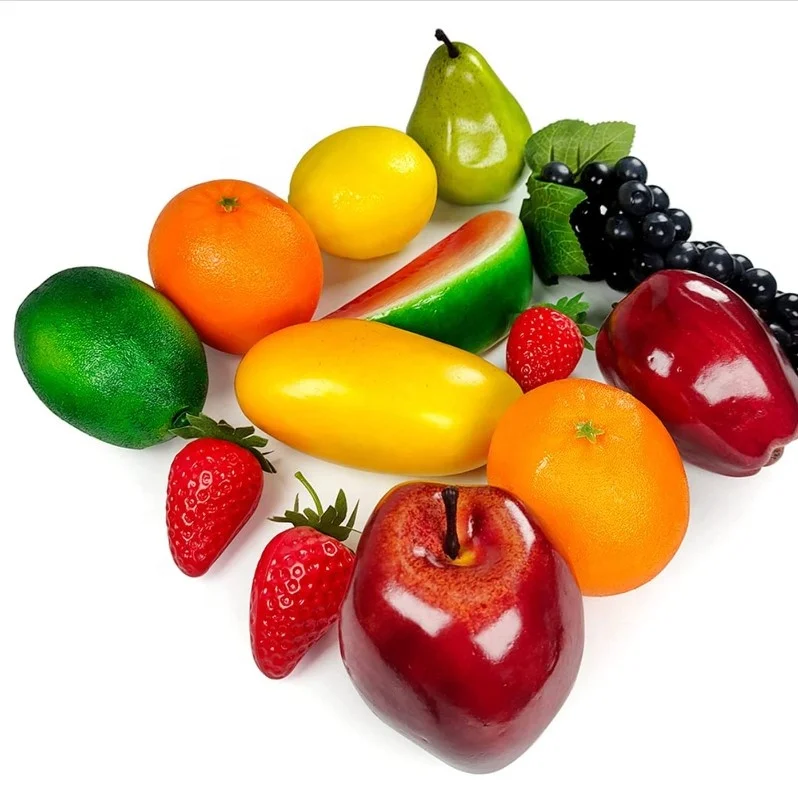 China supplier realistic cheap decorative artificial fruit wholesale