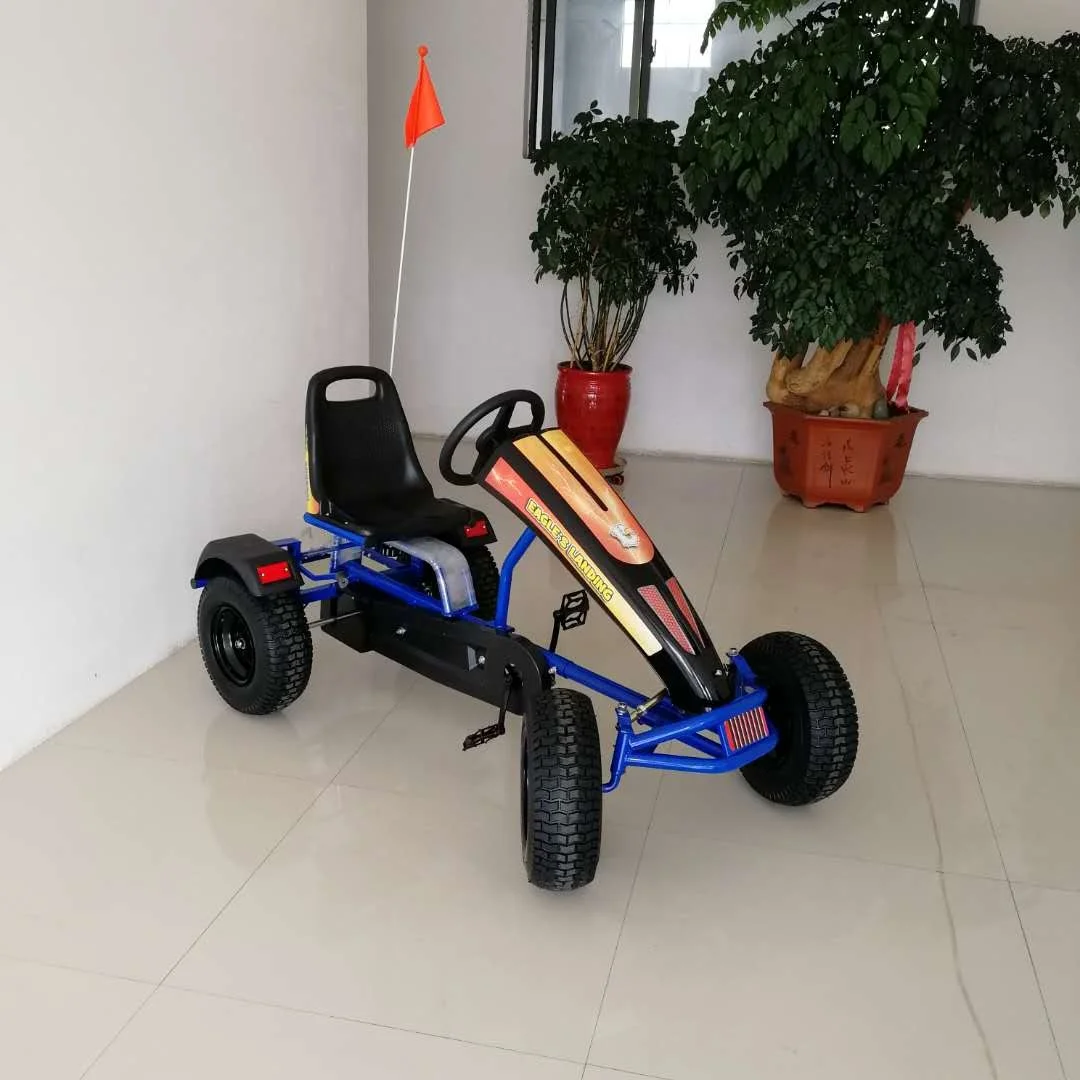 Pedal Go Cart off Road  Racing Go Kart 4 Wheels Adjustable Length