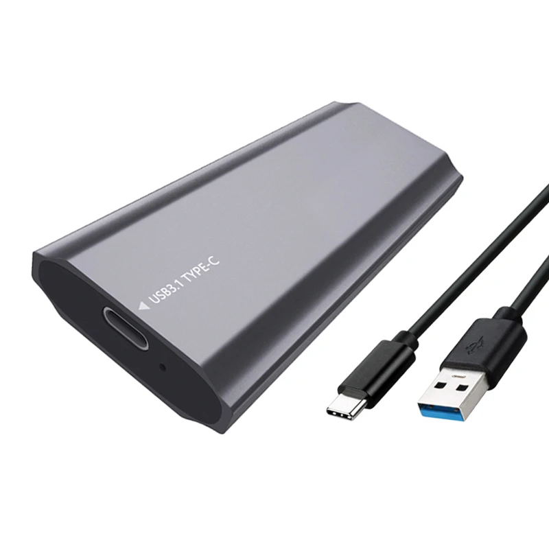 Aluminum M2 SSD Case HDD Housing Enclosure NVME SSD enclosure Type C USB3.1 TO NVME M2 ENCLOSURE