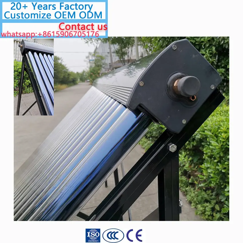 OEM ODM New Design Mini Solar Water Heater Unbreakable Evacuated Tube Collectors Outdoor Household tablet solar heater factory