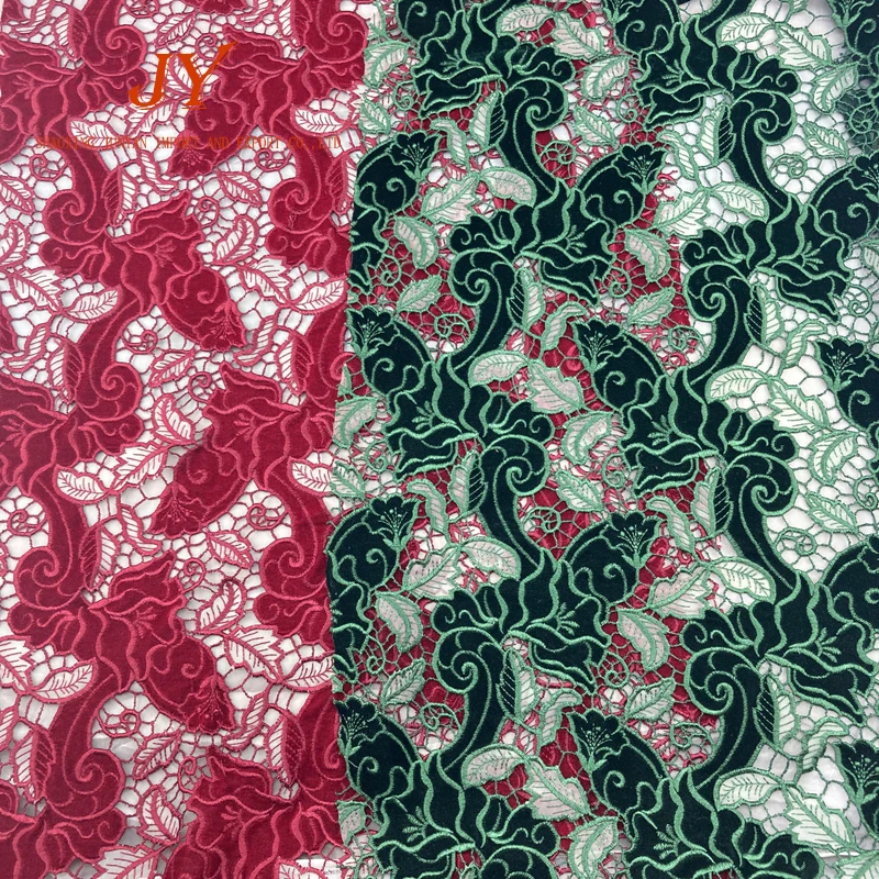 Бесплатный образец кроше Asoebi вышивка блестками Корейская бархатная кружевная ткань для продажи