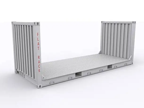 China Flat Rack Container/ Platform Container Manufacture Supplier New Brand