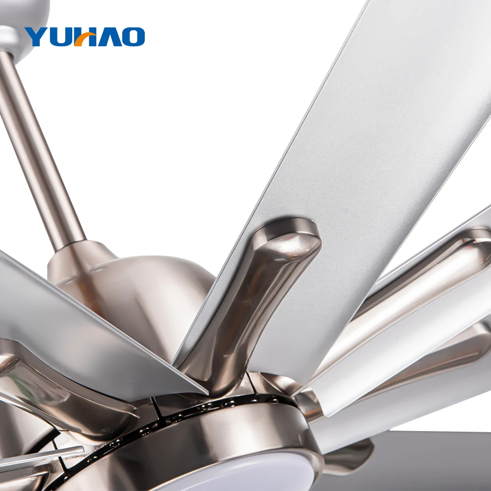 oem odm fully copper silent motor 110v 220v living room 72 inch led energy saving ceiling fan with light