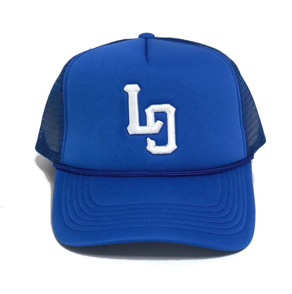 Best Quality Personality Trucker Hats,Custom 3d Logo Embroidery Caps,Dark Blue foam promotional Trucker Caps