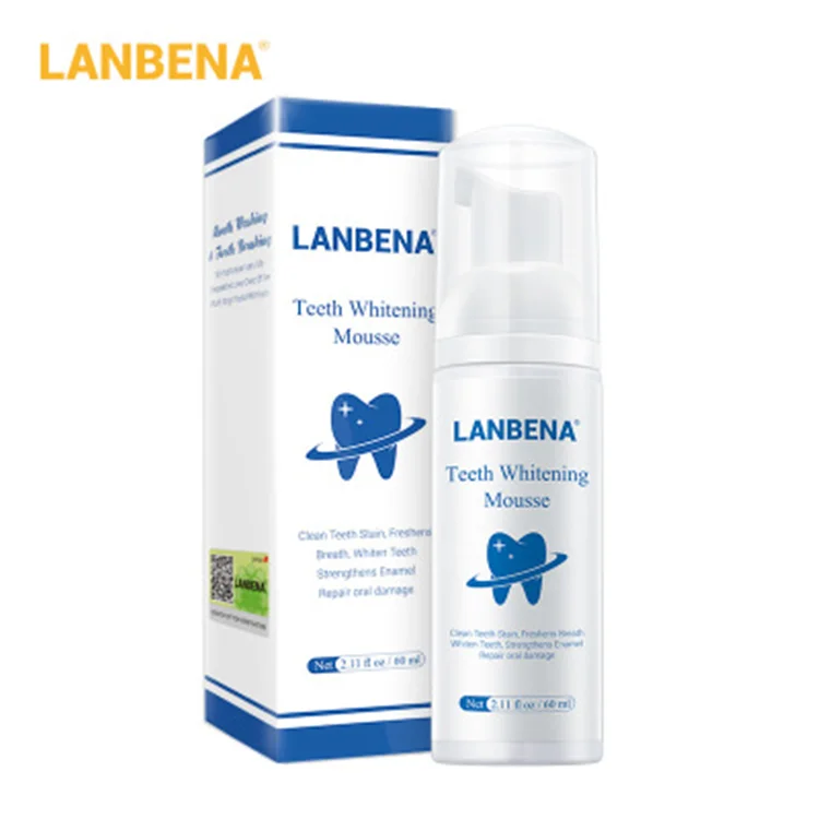 
LANBENA Whitening Cleaning Stain Fresh Breath Repairing Oral Damage Teeth Mousse White Teeth Oral Hygiene Toothpaste 