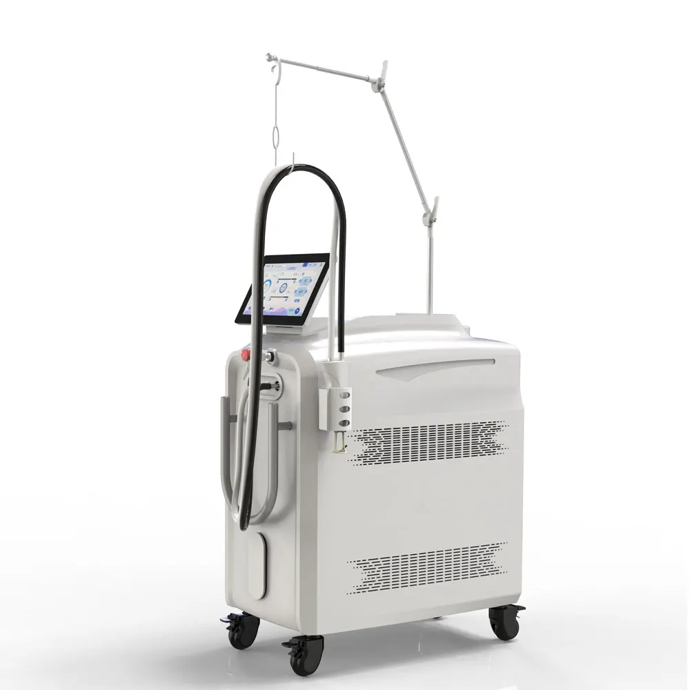 Weifang KM 755nm Alex Laser 1064nm Long Pulse Nd Yag Hair Removal Alexandrite Laser  machine manufacturer price