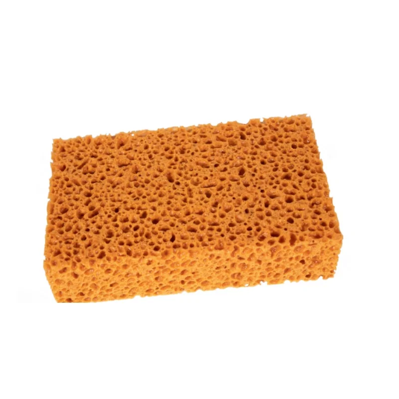 Wholesale Fiber Cellulose Car Waxing Sponge Polishing Scouring Pads Car Cleaning Foam Sponges  for Car Bodies