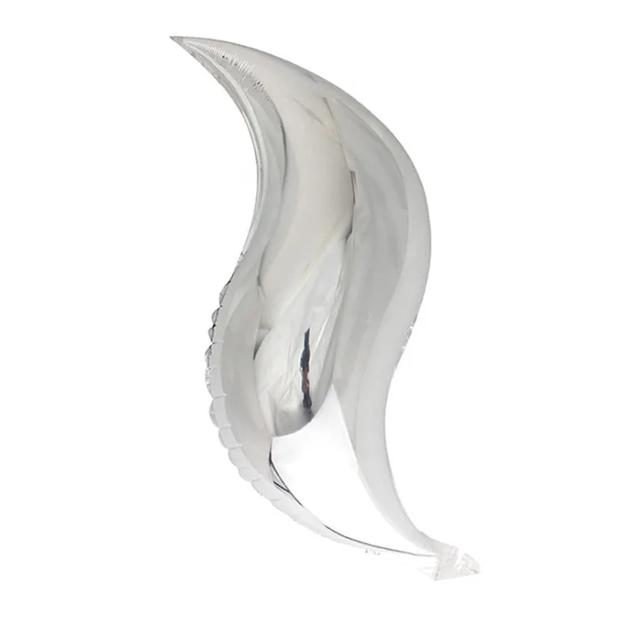 18 inch S shaped aluminum foil balloon birthday party wedding decoration Mermaid tail Mall decoration S shape balloons wholesale