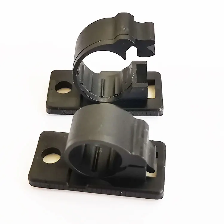 Factory supply cable clamp nylon self-locking cable organizer LY-8J adhesive cable management clips