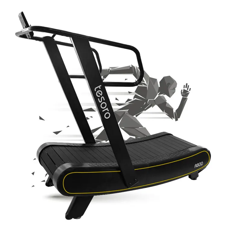 curved gym treadmill with easy speed control woodway curve treadmill for sale running machine for all person