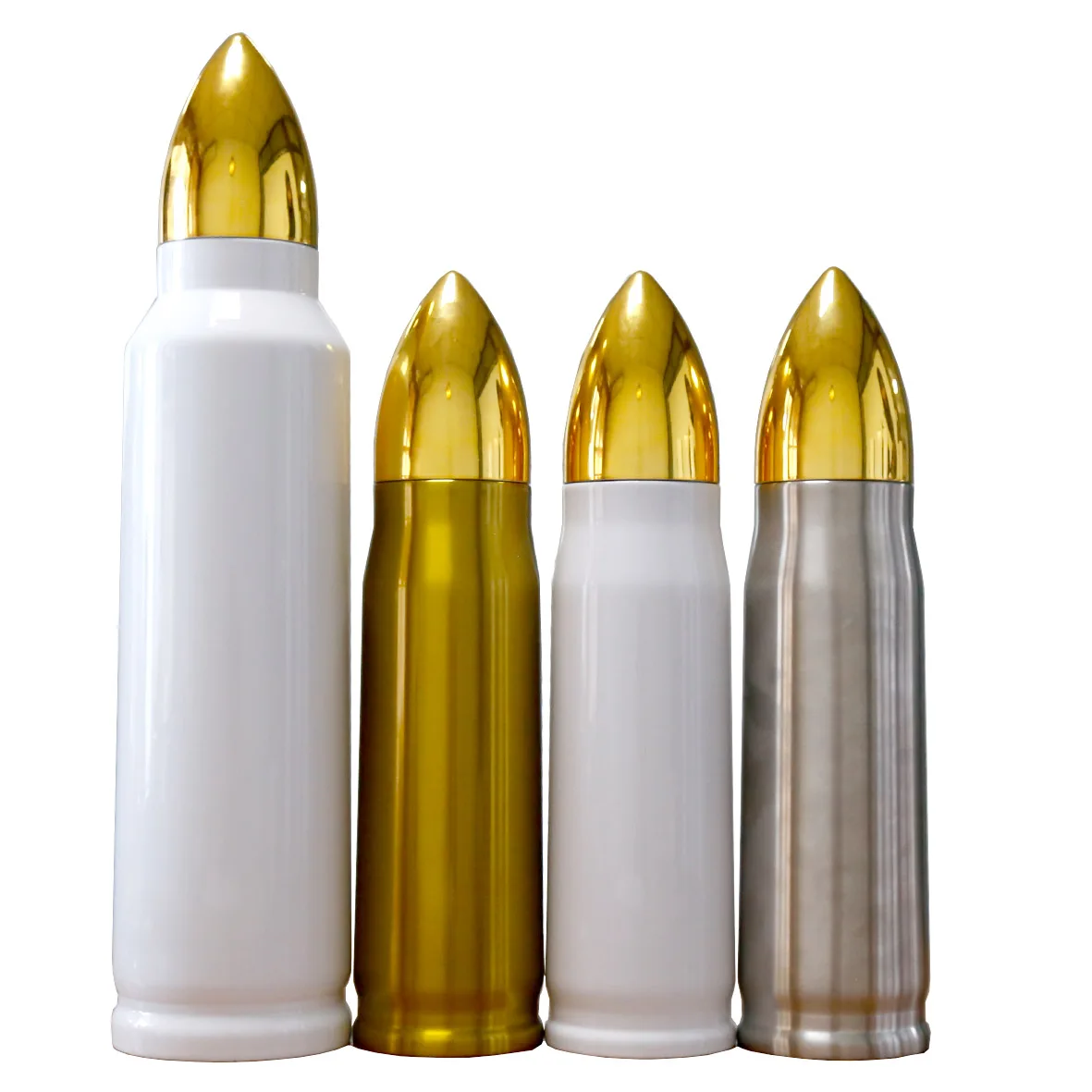 500 мл белые заготовки с двойными стенками, изолированная 304 нержавеющая сталь, сублимационная пуля, неваляшка оптом