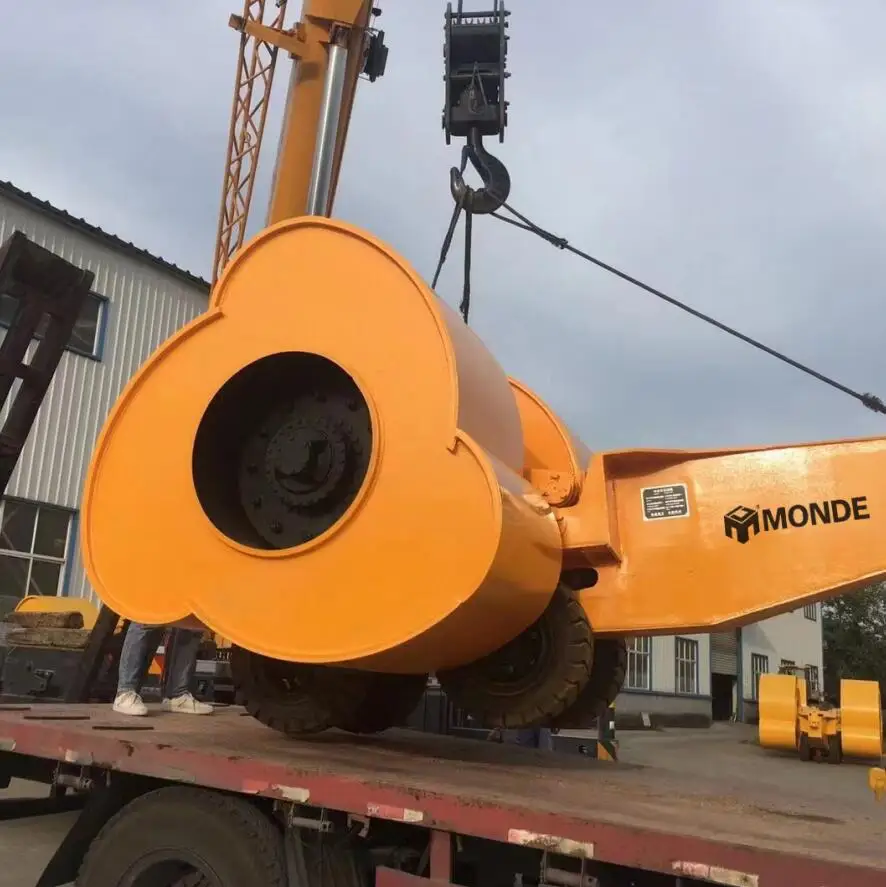 MONDE Factory Direct Sales 3 Sided Roller Dynamic Impact Compactor Machine