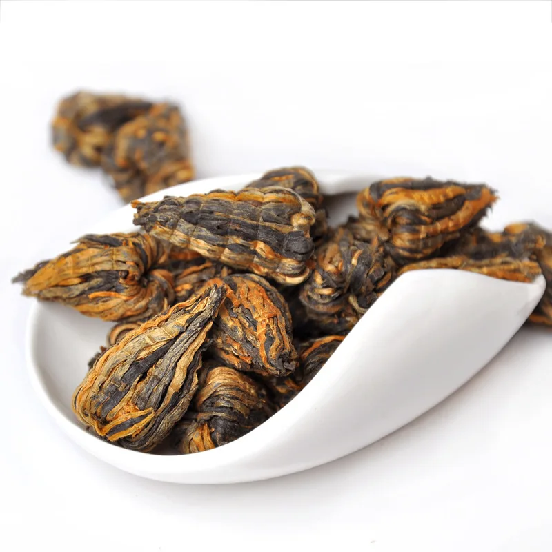 Dina hong tower black tea Yunnan black tea 7 gram per pcs bulk packing easy brewing OEM order Dian hong black tea tower
