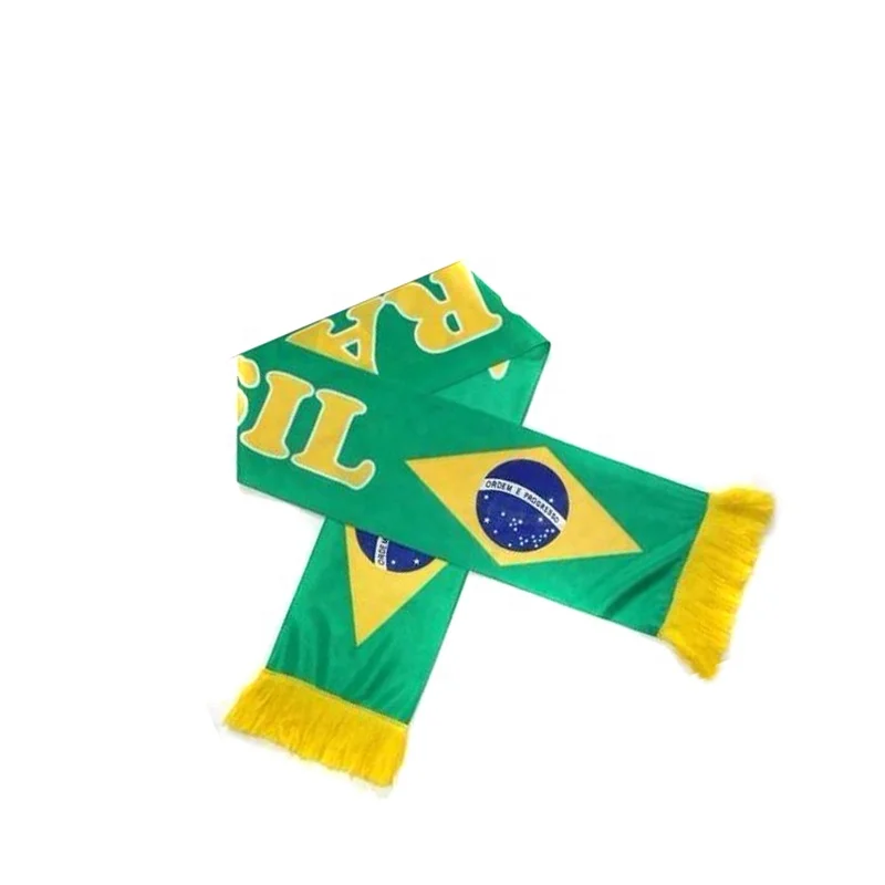 Promo Sublimation Printing Football Scarf Polyester Custom Designed Outdoor Sports Scarf