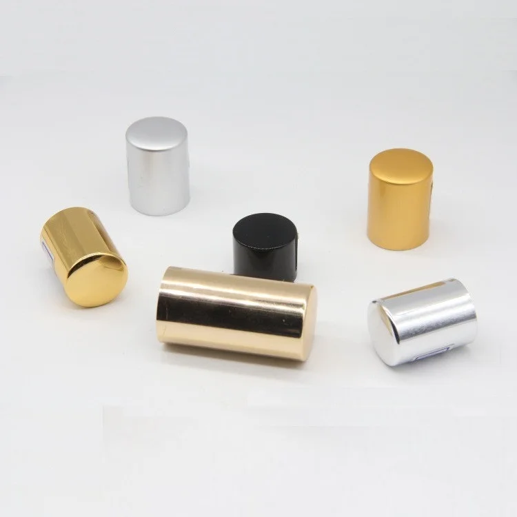 Fragrance caps 8 aluminijum end lid products personal design customization