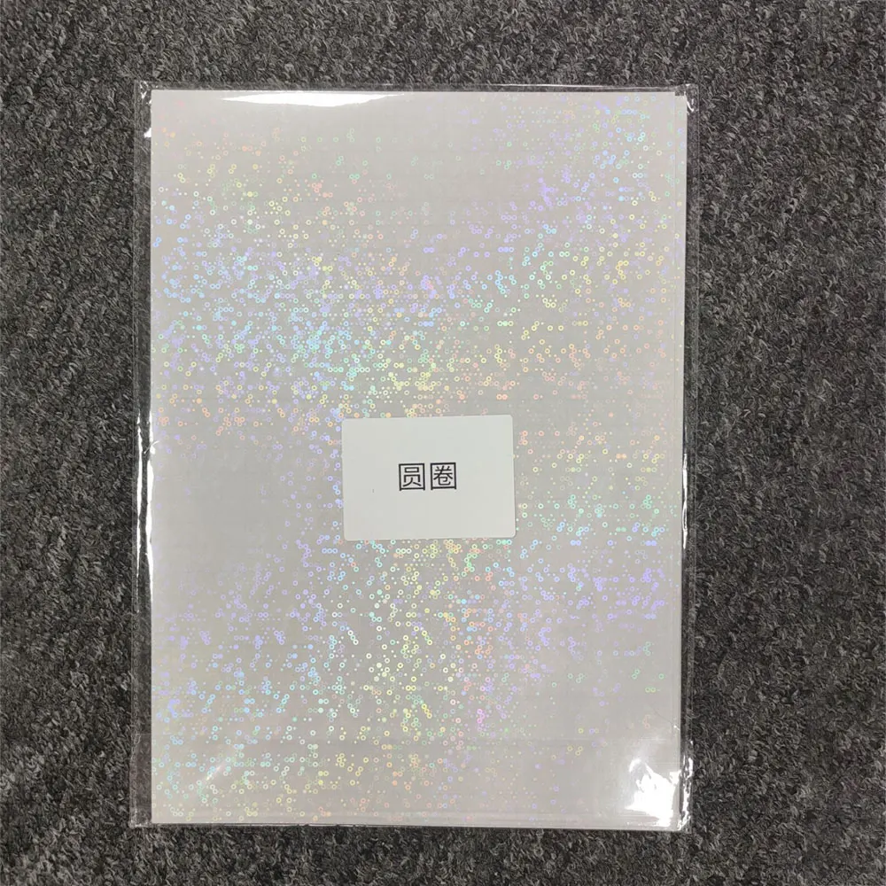 Transparent Laser Clear a4 laminating film Idol Photo Holographic Protector Film