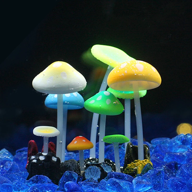 Aquarium Accessories Silicone Coral Aquarium Decoration Artificial Sucker Coral Fish Tank Plants Underwater Ornament Landscape