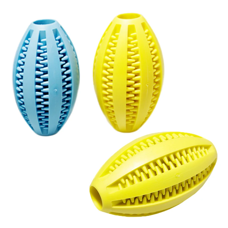 Hot Sale Rugby TPR Dog Squeak Ball Haustierspielzeug Dog Chew Toy Pet Interactive Toy Dog Teething Toys Footballs