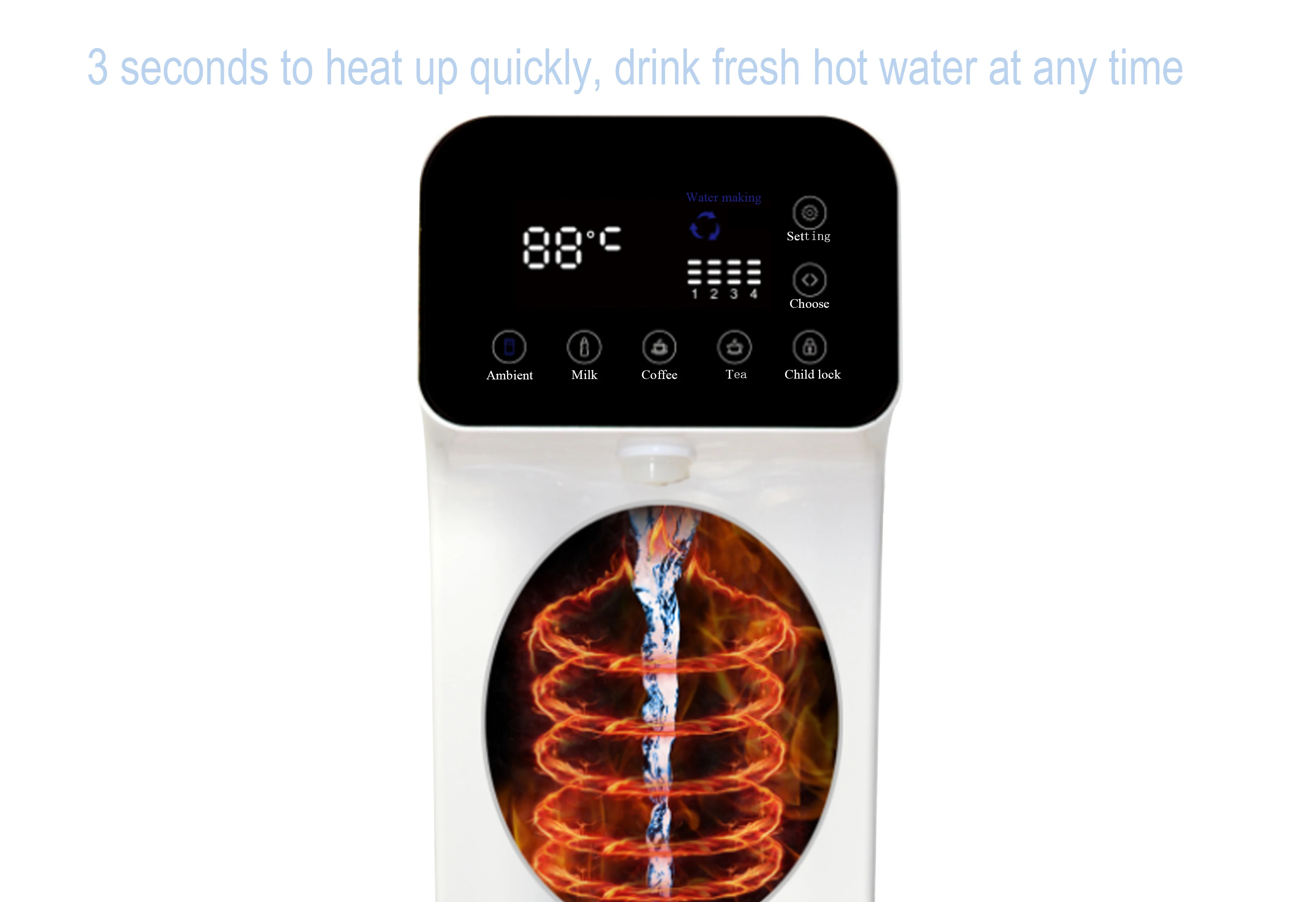 China factory direct sales Home Desktop drinking fountain has the function of ro filter water purifier