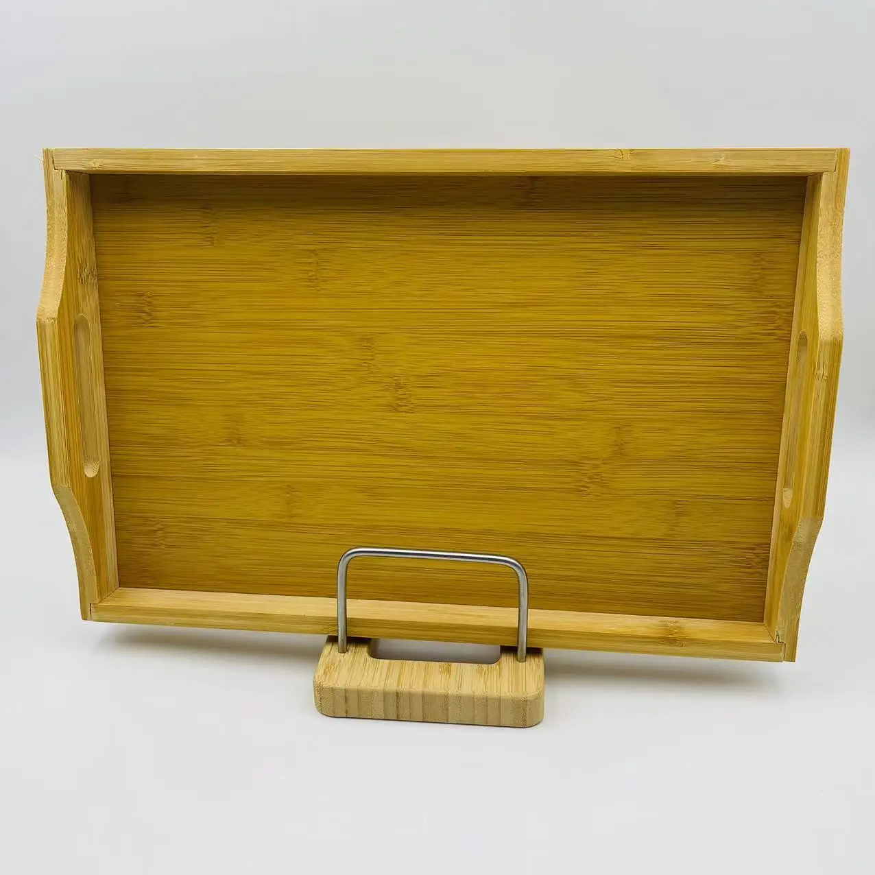 Customized Bamboo Tea Service tray Set Factory Direct Sales Natural Bamboo Sushi Dessert Display Bamboo food tray