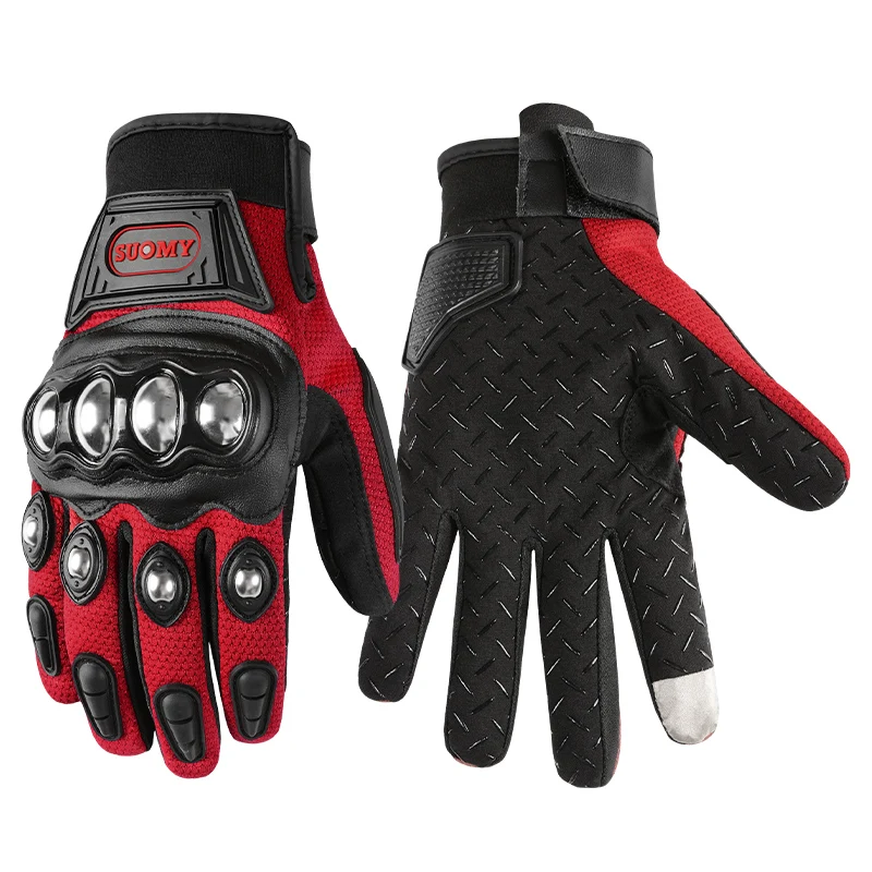 Hot Selling Durable Windproof Full Finger Protection Non-slip Motorcycle Riding Gloves for Men and Women High Quality Unisex