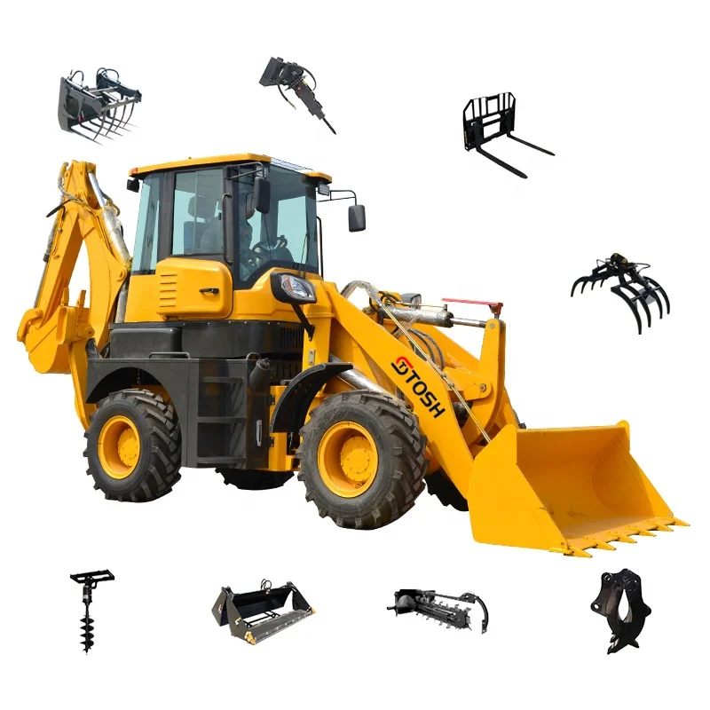 TOSH EURO 5 EPA China Manufacturer Digger Excavator Backhoe Loader