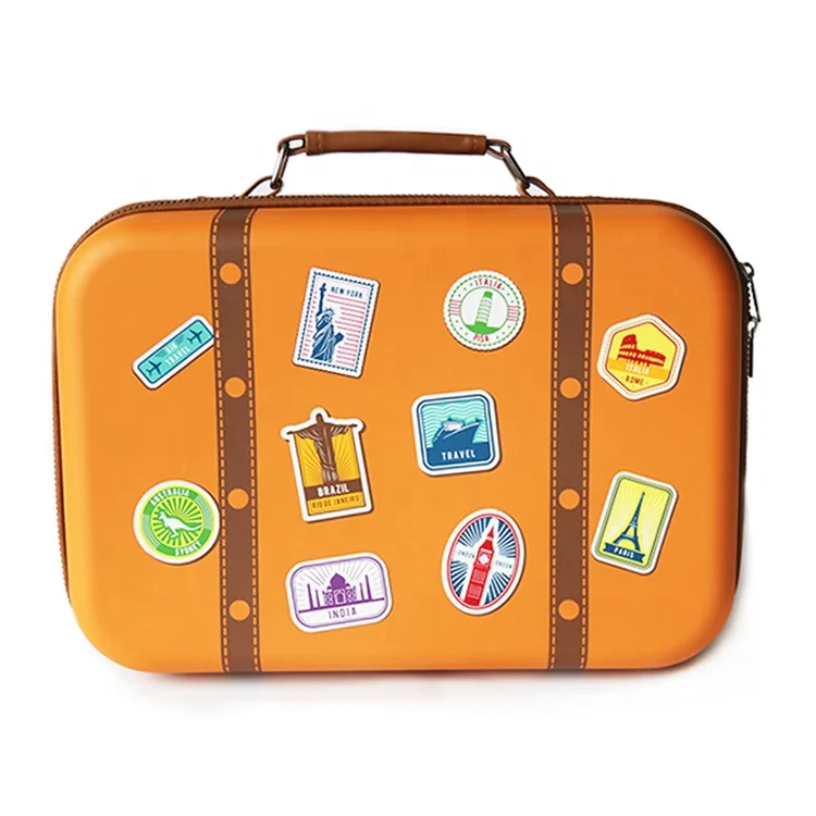 Cartoon Printing Logo Travel Suitcase Large Capacity EVA Storage Luggage Bags Outdoor Carry Tool Set Case with Handle
