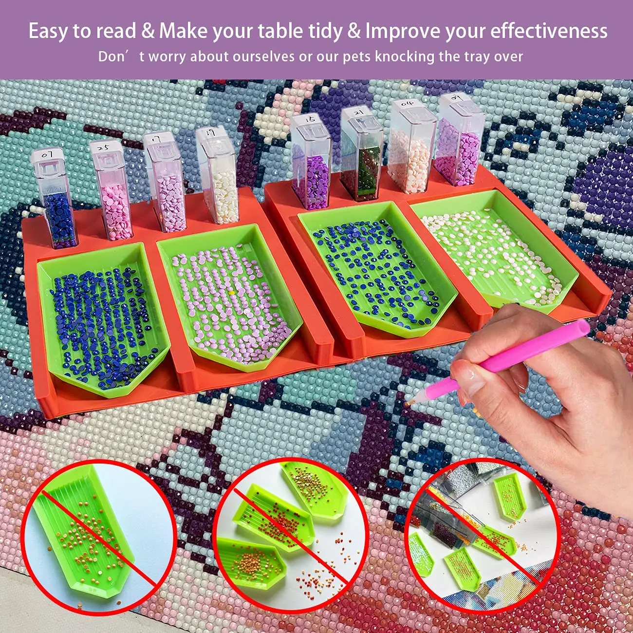 Diamond Painting Kits for Adults & Kids Diamond Art 5D DIY Paint with Round Diamonds Full Drill Gem Art for Home Wall Decor