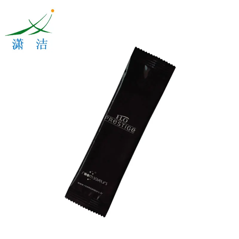 
Biodegradable single wet wipes for cleaning hands 