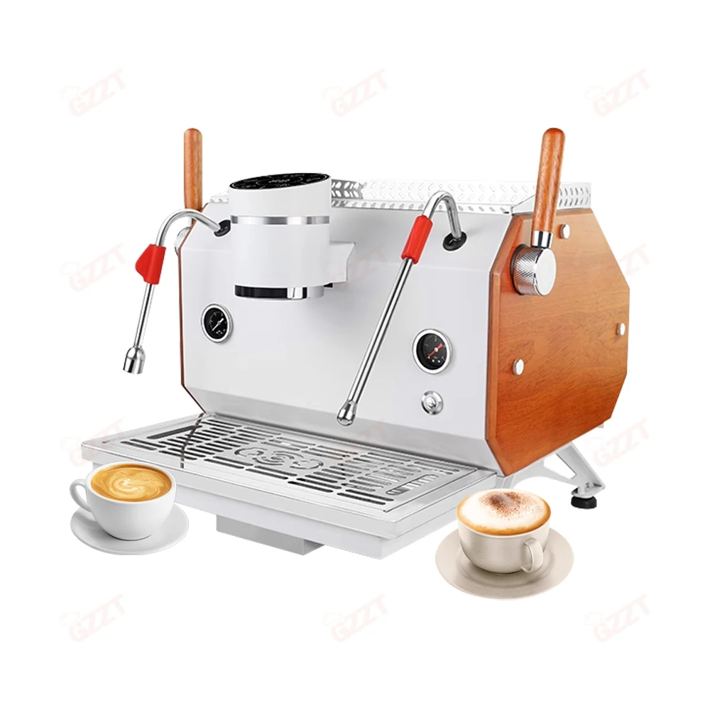 Semi-automatic Professional Two Boilers T3 Heating Copper Pipe Commercial Cafe Cafeteras Tea Espresso Teapresso Coffee Machine