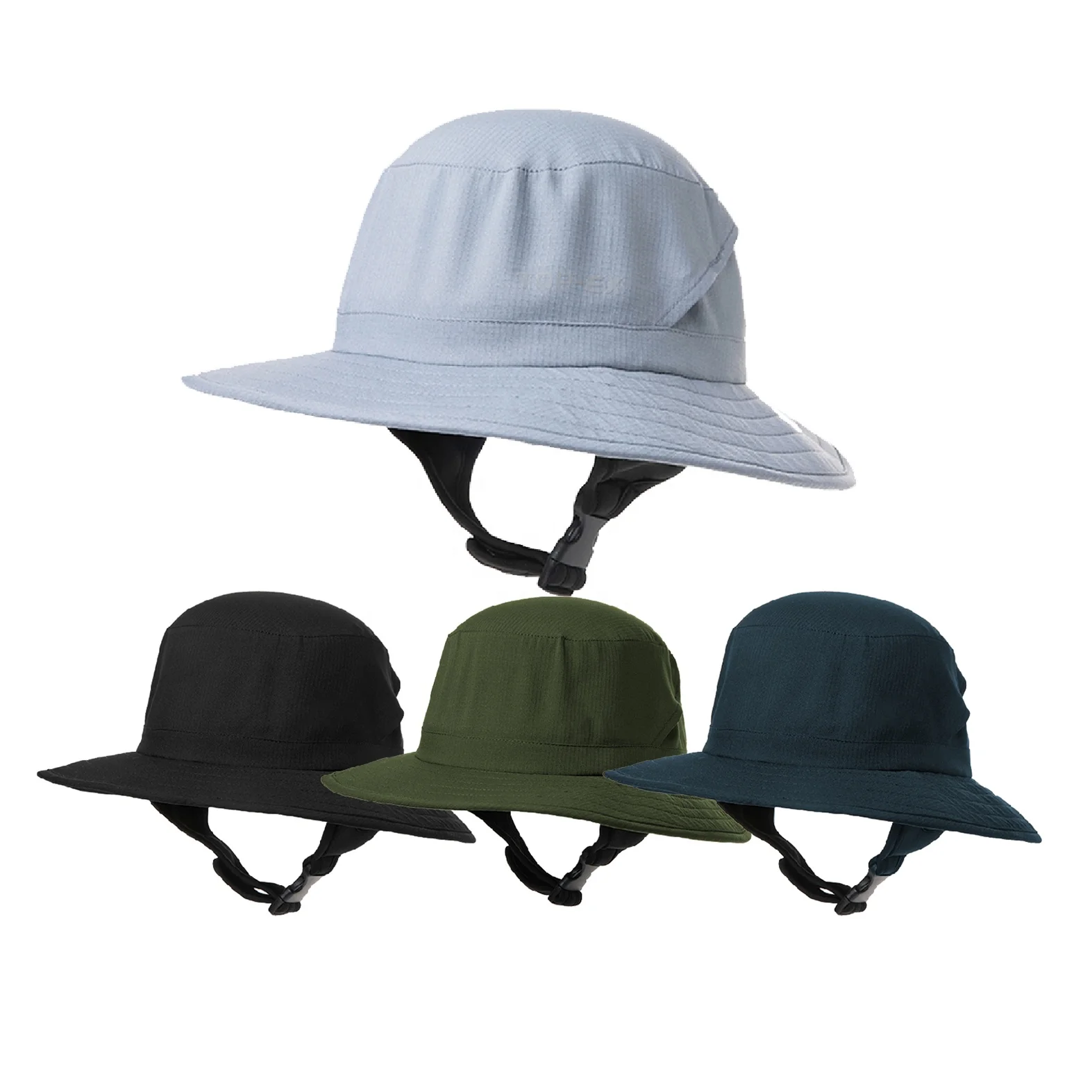 Панама мужская из полиэстера с широким покрытием и ремешком для подбородка