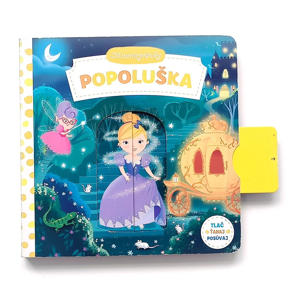 Custom Bosnian Princess transformation kids Activity drawing board book baby a bedtime story book 3D pop-up book