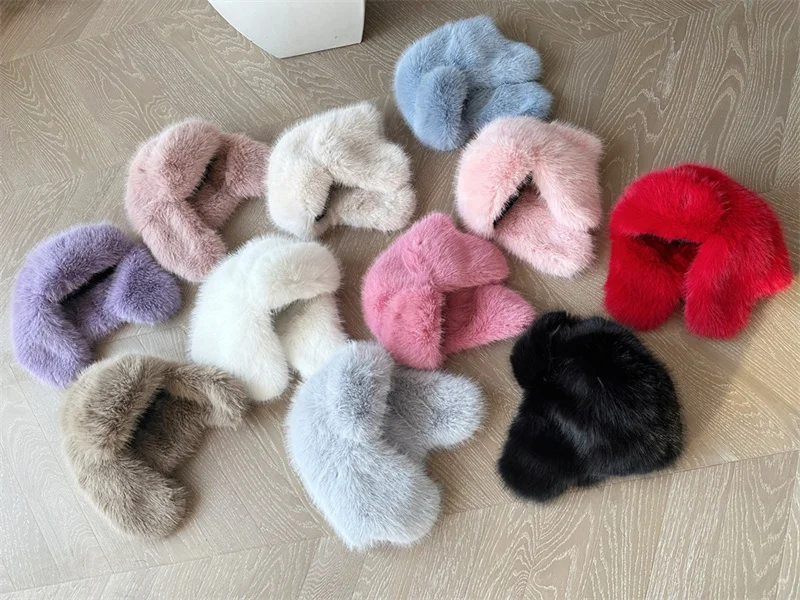 IDOIT New Outdoor Cold Proof Earflap Warm Cap Thickened Windproof Hat Lei Feng Hat Fur Winter Trapper Warm Winter Warm Hat