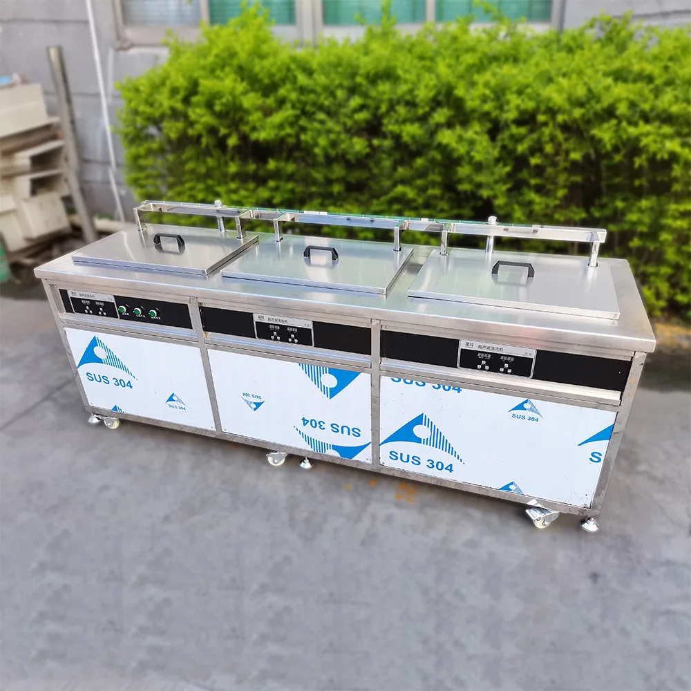 Трехстанционный Ультразвуковой очиститель Tullker для ванны впитывающая головка цилиндра карбюратор инжектор промышленная Очистительная Машина