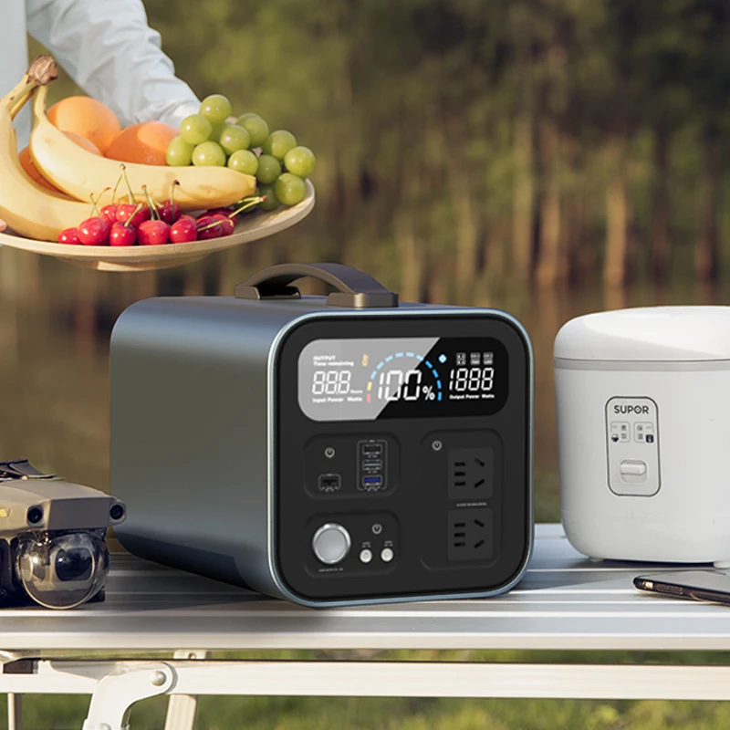 500w Portable Rechargeable Power Station 1000w Outdoor Power Supply  AC DC Mobile Solar Power Station for home Outdoor Camping