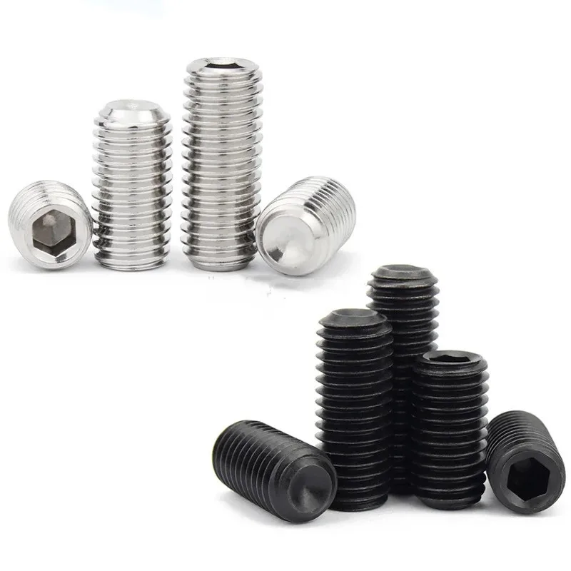 DIN916 Hexagon Socket Set Screw With Flat Point Grub Screw