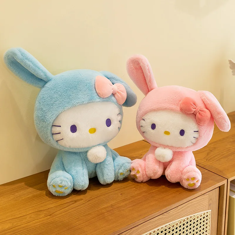 Kawaii Китти Кролик плюшевые куклы мультфильм стал кролик аниме Чучело Пушистые подарки на день рождения Детские игрушки