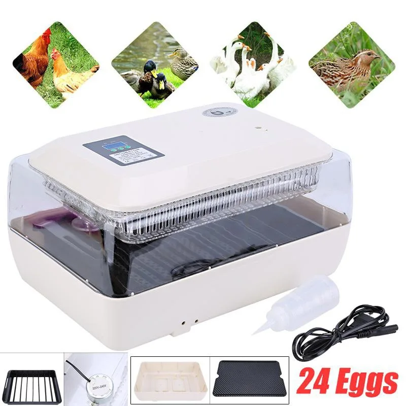 New Incubator Fully Automatic Temperature Control Humidity to Keep Poultry Birds Chickens Ducks Geese Hatching