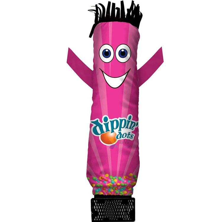 Clown cartoon theme inflatable dancing tube man air balloon wacky waving inflatable balloon man