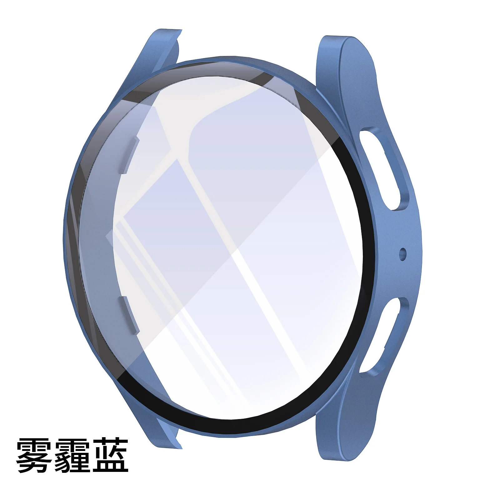 PC Case Glass for Samsung Galaxy Watch 6 40mm 44mm Screen Full Cover On Watch 6 7 Film Hard Frame Cases