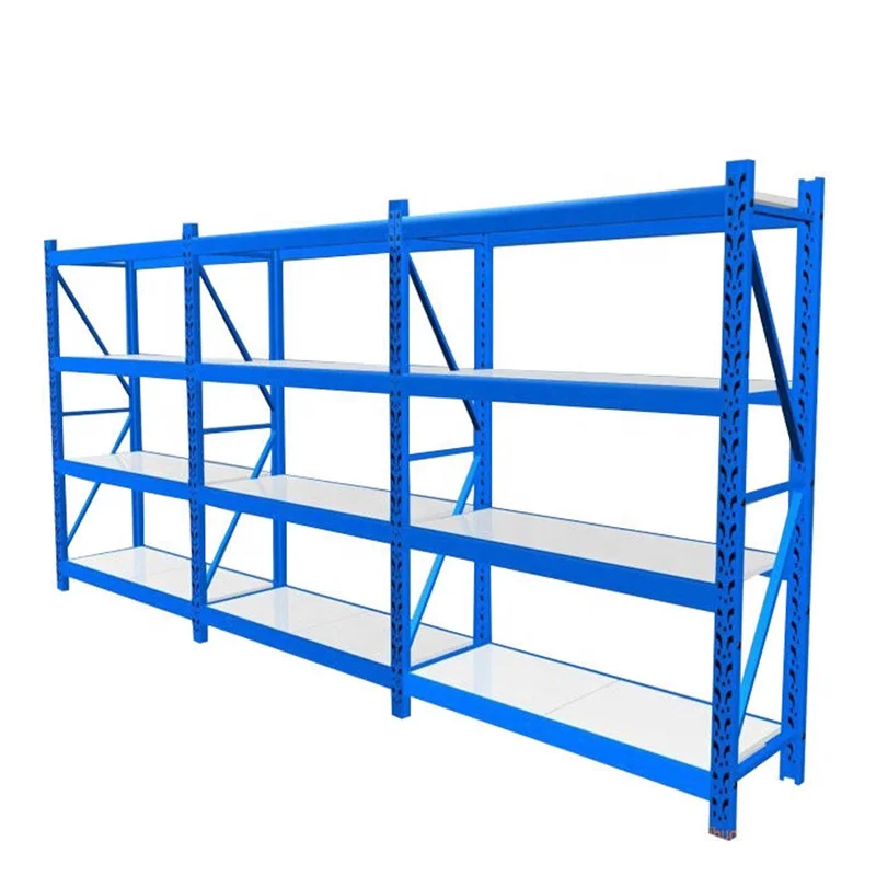 NOVA Industry Warehouse Medium Duty Iron Selective Shelf, Storage Solution Longspan Racking/