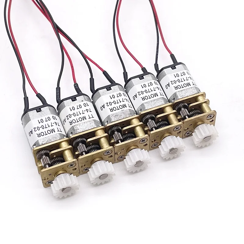 TT n20 gear motor 5V dc gear motor dc electric motor with M0.5x15T gear 720 rpm in stock cheap price