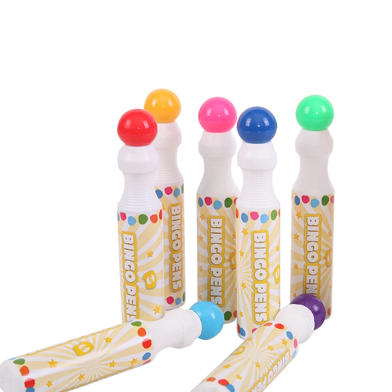 Kids Fun Unique 8pcs Multi-Color Non-toxic and Washable Dauber Dot Marker
