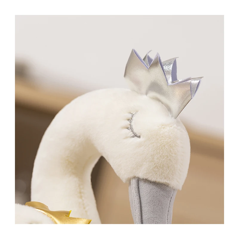 Custom Wholesale Cute Ballerina Swan Stuffed Plush Toys for Children Dance Ballet Swan Plushie Doll Bird Animal Peluche