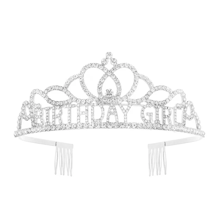 Yoliyolei Korean Best Selling, 18th Birthday Princess Crowns Festival Activities Rhinestones Headband Bridal Hair Accessories/