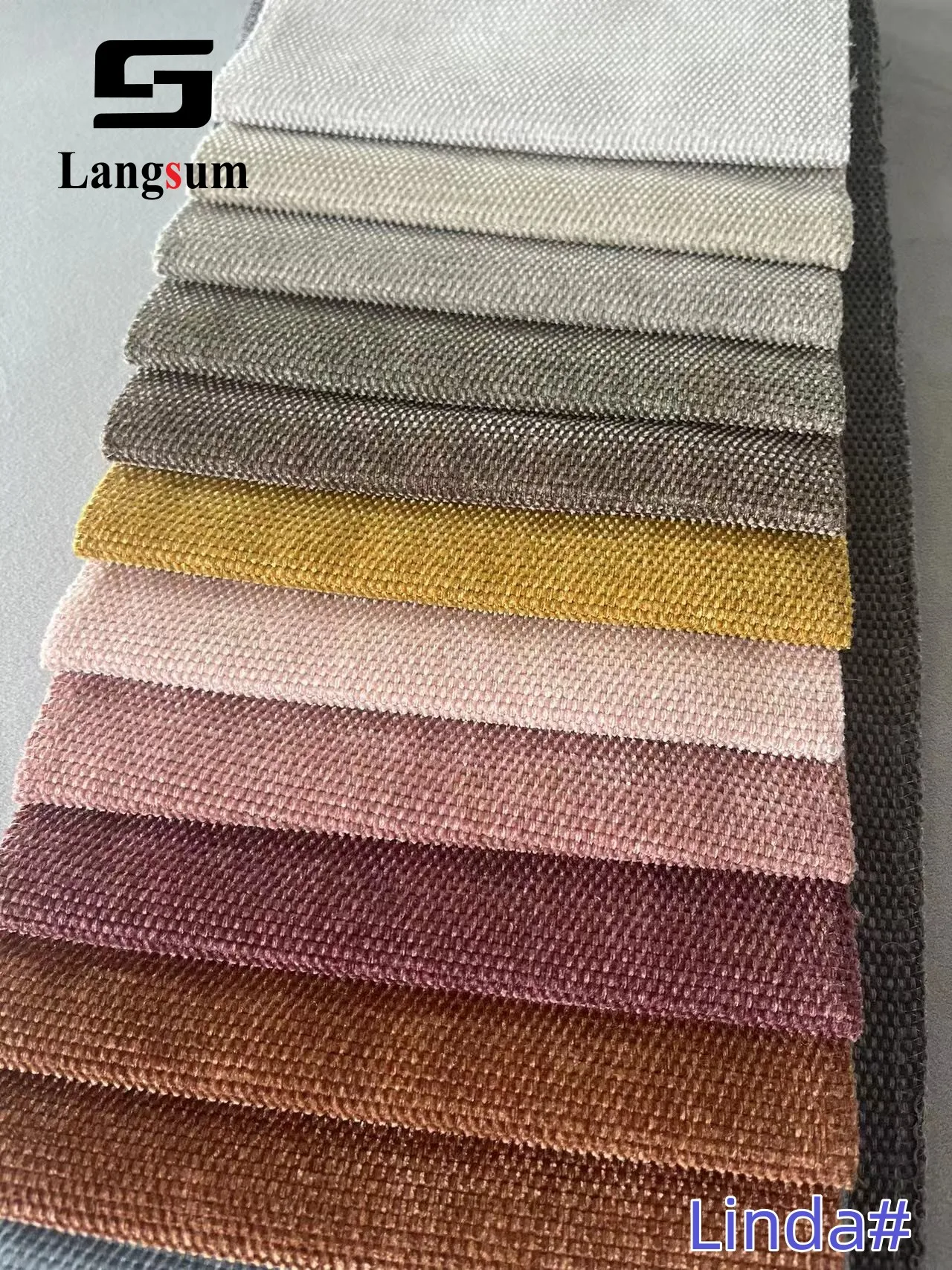 Langsum#Linda#Great Quality Of 100% Polyester Sofa Fabric Polyester Home Textile Fabric For Sofa Mattress