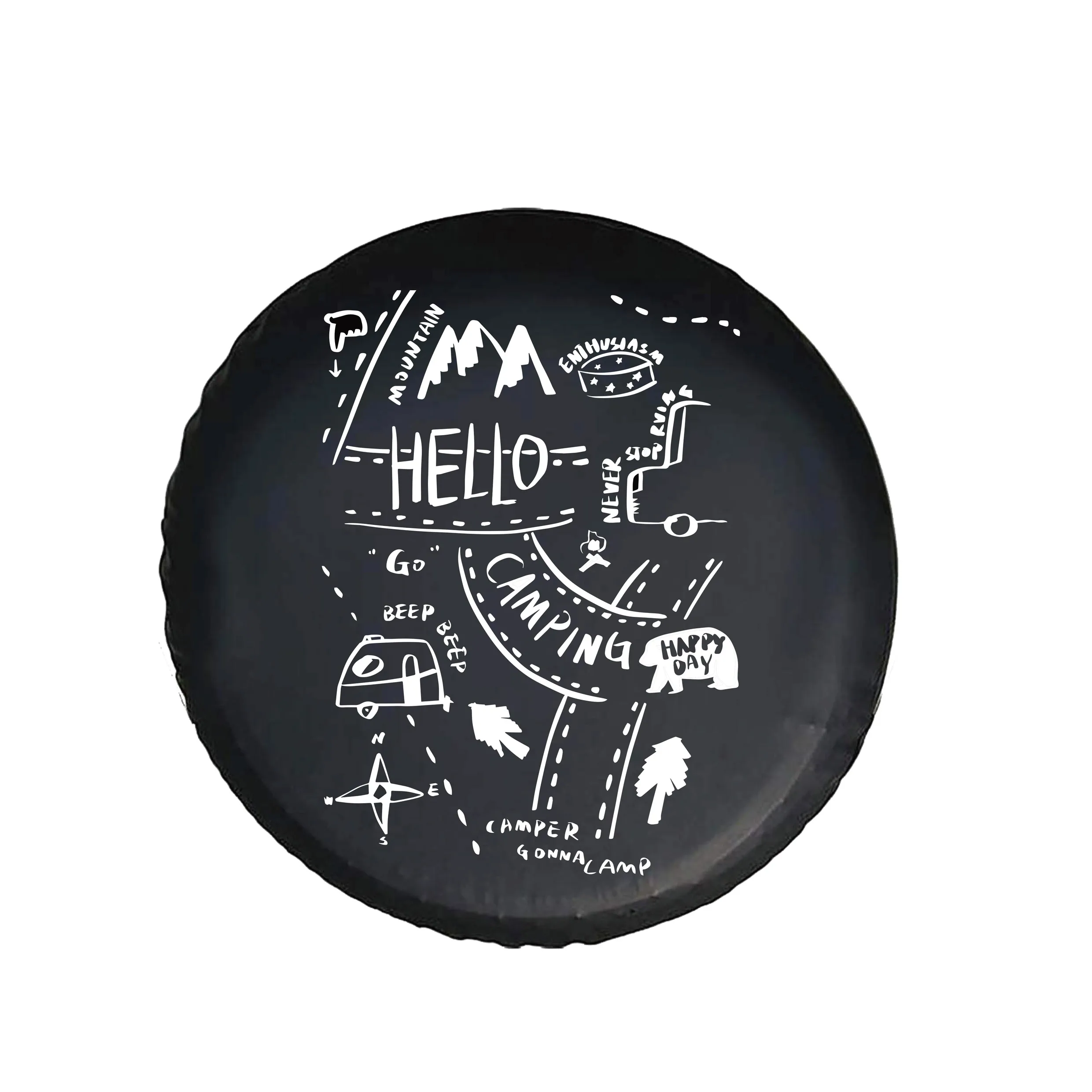 27/28/29 Inch Car Tyre Covers Multi Size Tyre Cover for RVs,Trucks and Vans