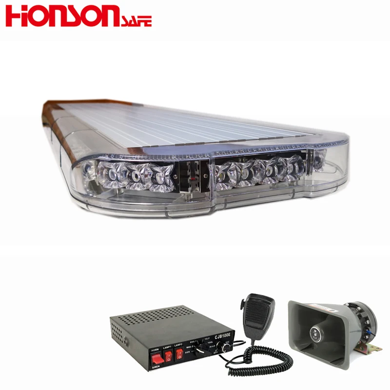 HS4332 Cool New stylish lens LED group car emergency auto ambulance LED warning light bar